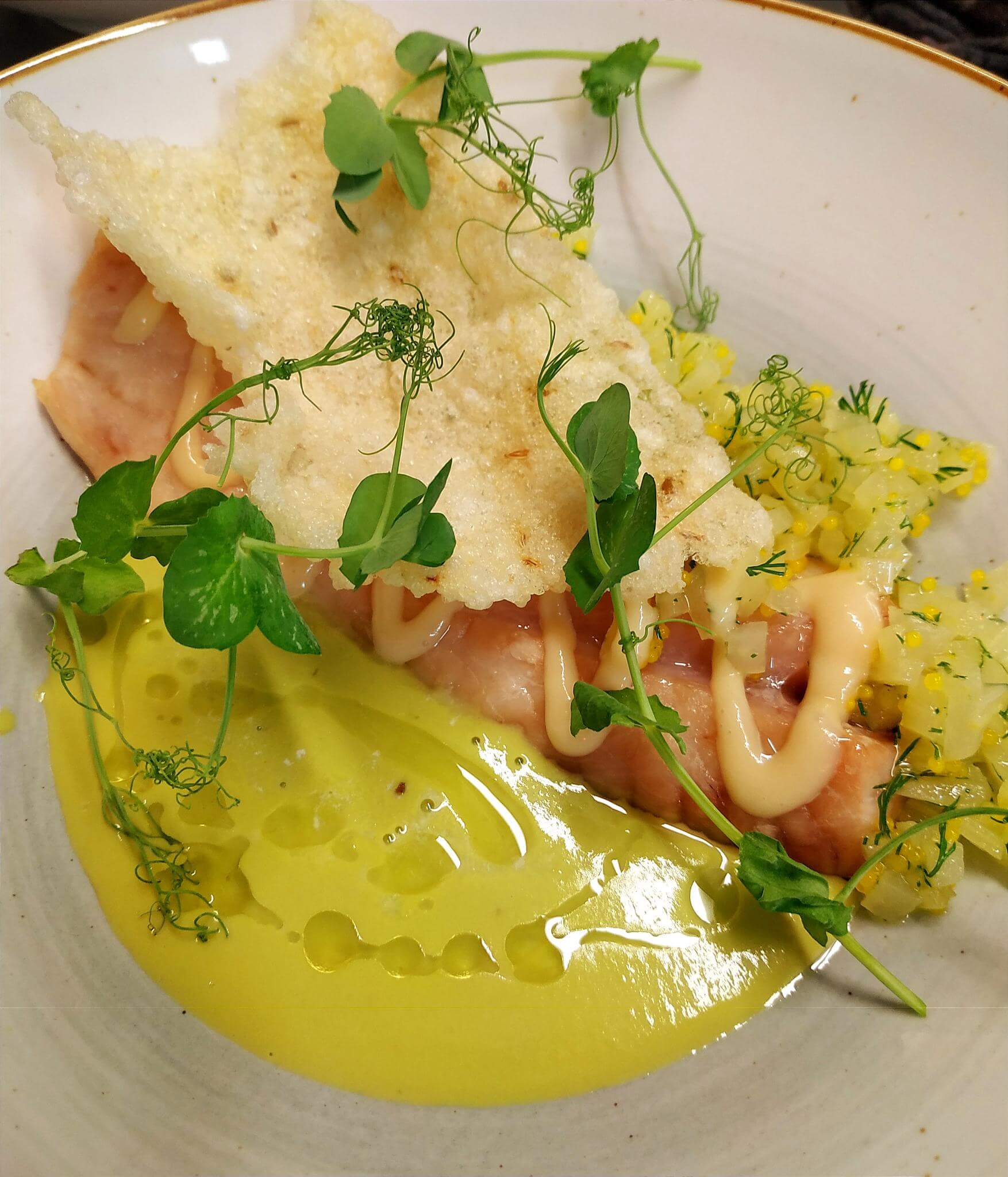 Exemple de plat servi à l’Aromatique