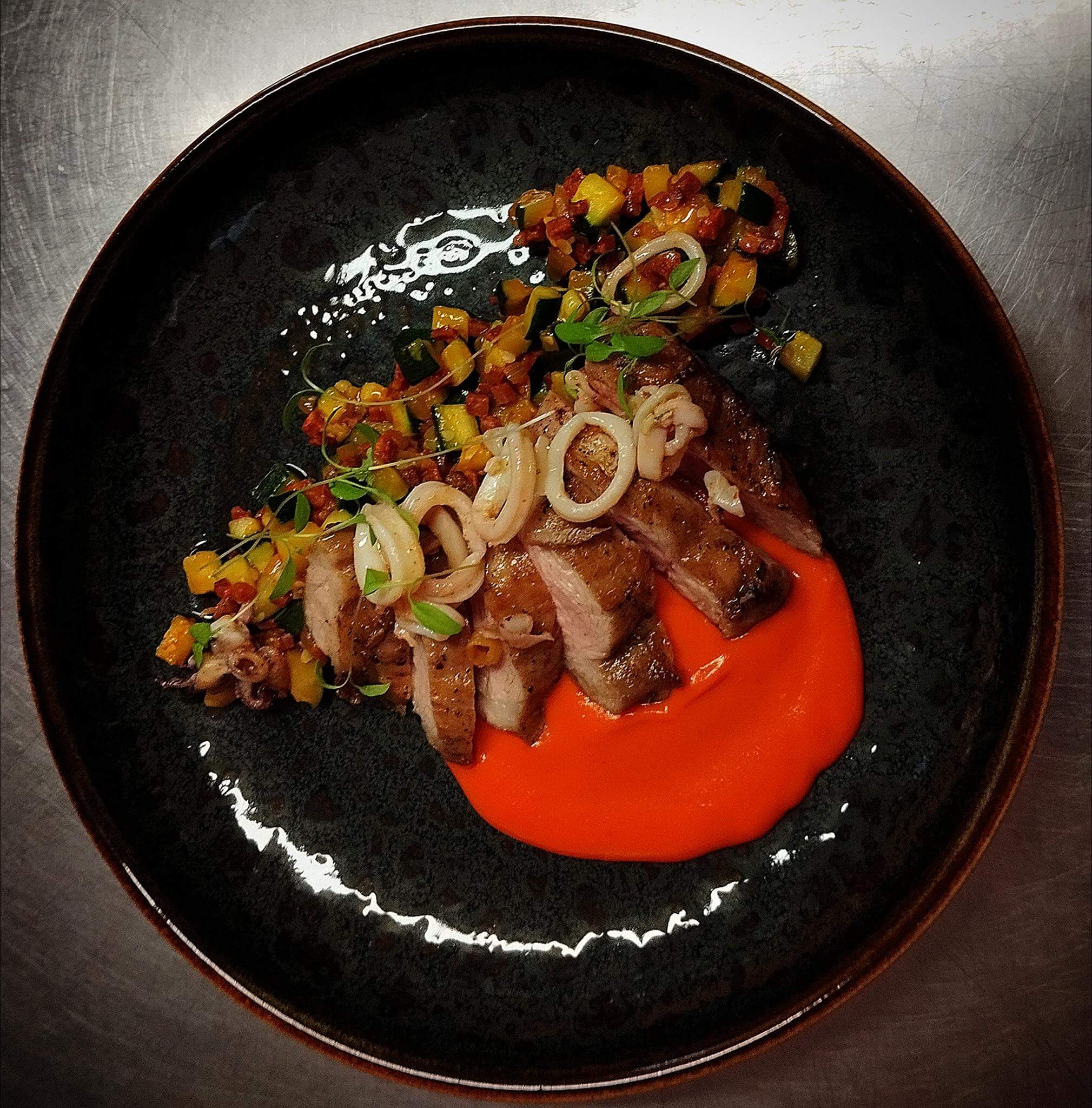 Exemple de plat servi à l’Aromatique